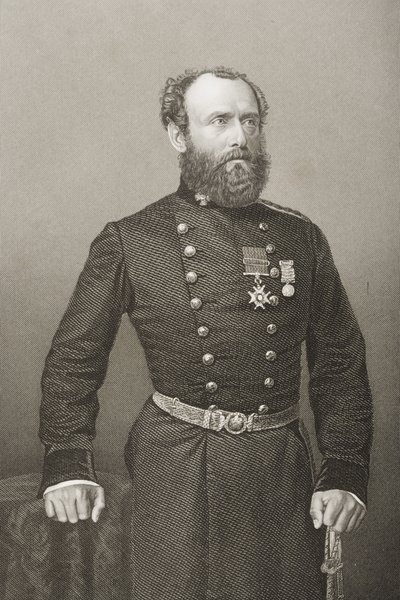 Charles Ash Windham (1810-70), K.C.B., Engraved by D.J. Pound from a Photograph from 